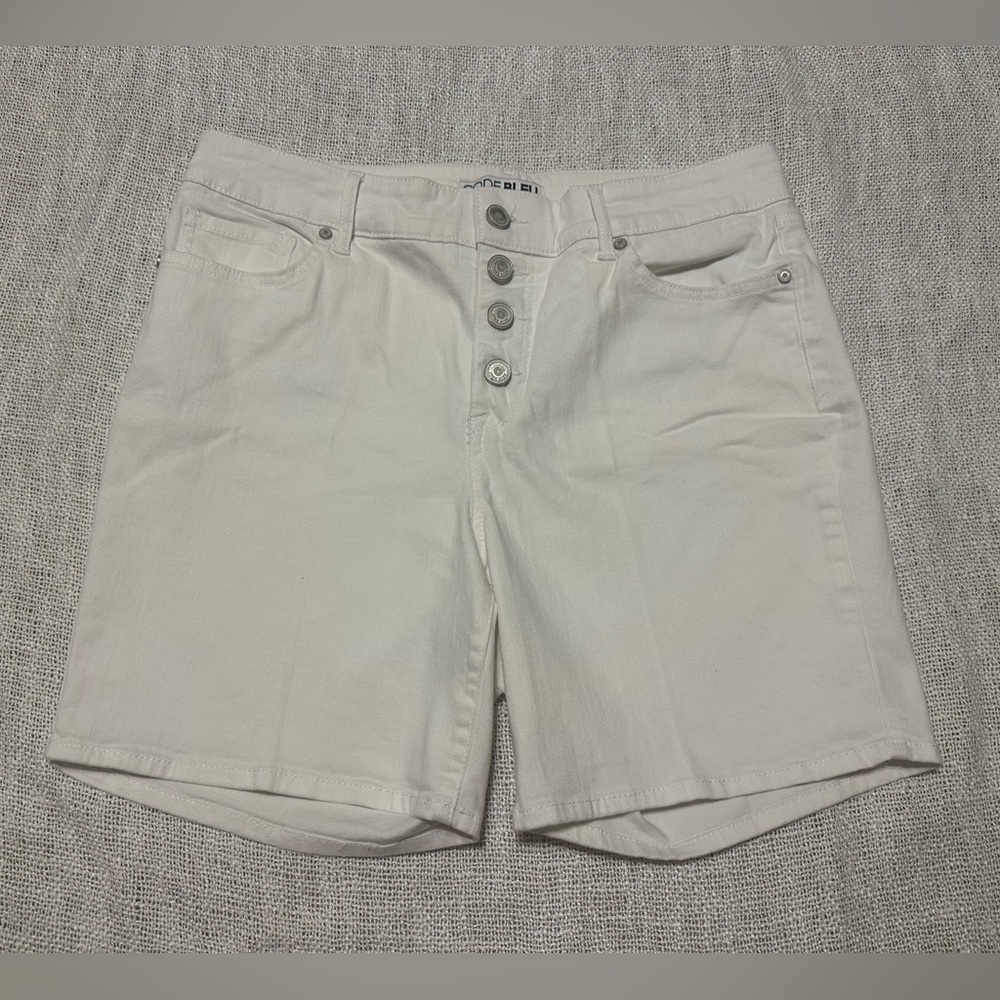 Women’s Code Bleu white shorts